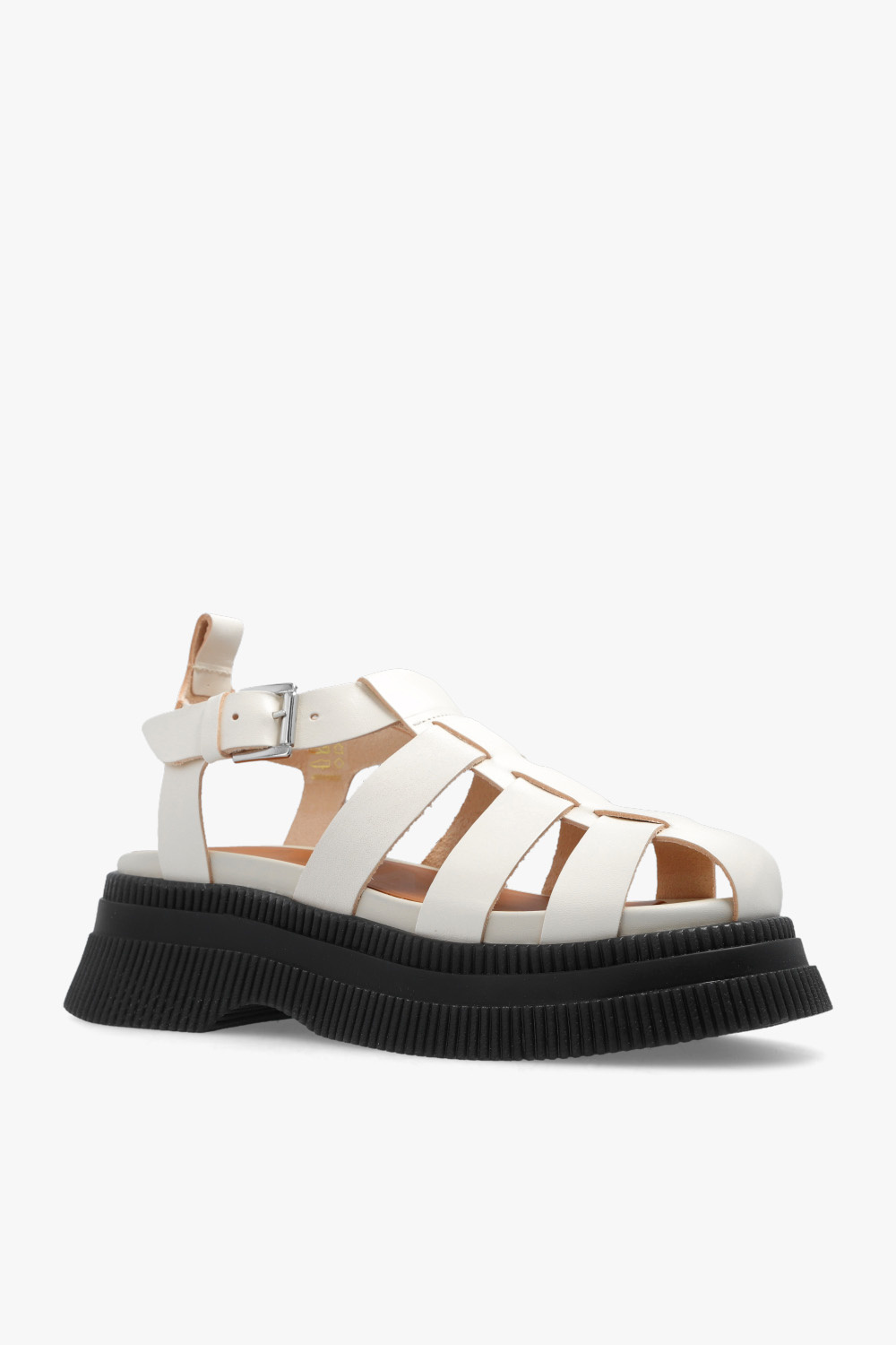 II Men Shoes | Ganni Leather platform sandals | Women's